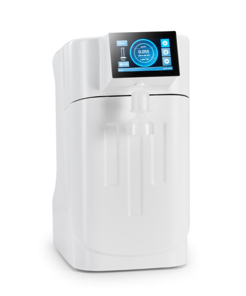 Triton ASTM (American Society for Testing and Materials) type I ultrapure water system with dispensing point and 0,2 µm end filter.